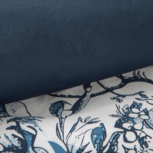 Komplet pościeli z bawełny satynowej 220x200 w stylu toile de jouy 