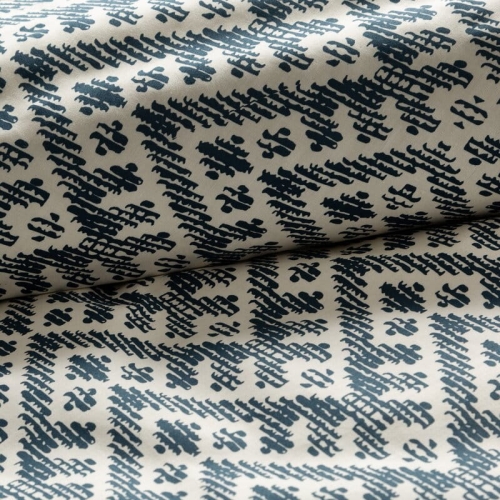 Komplet pościeli z bawełny satynowej 220x200 w drobny wzór geometryczny