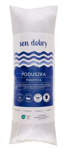 Poduszka Sen Dobry Pikowana 70x80 biała