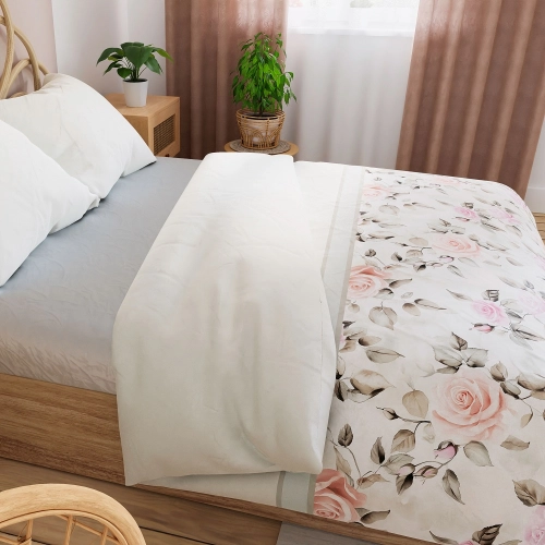 Komplet pościeli z bawełny satynowej 220x200 Rosalina