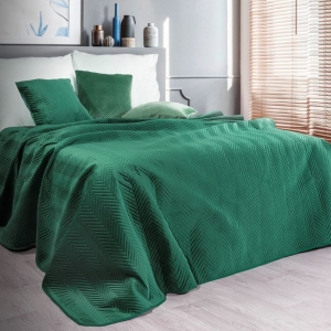 Narzuta Sofia 200x220 ciemno zielona