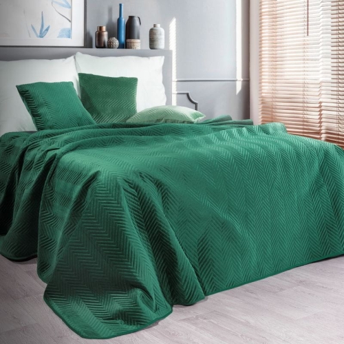 Narzuta Sofia 200x220 ciemno zielona
