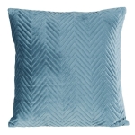 Poszewka dekoracyjna velvet Sofia 45x45 niebieska