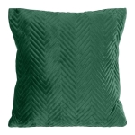 Poszewka dekoracyjna velvet Sofia 45x45 ciemno zielona