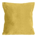 Poszewka dekoracyjna velvet 45x45 musztarda