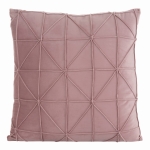 Poszewka dekoracyjna velvet Squer 40x40 różowa