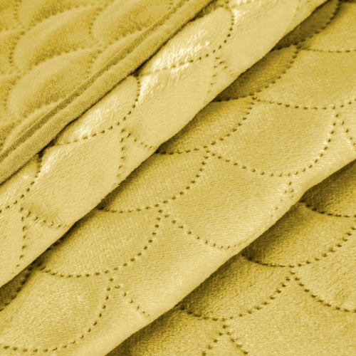 Narzuta wypalana 230x260 musztardowa