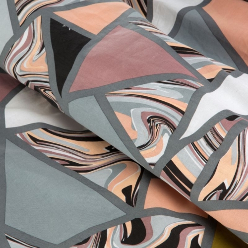 Komplet pościeli bawełnianej Design 91 160x200  Marble