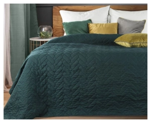 Narzuta Stella 170x210 ciemno zielona