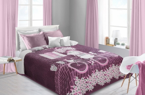 Narzuta 220x240 w odcieniach fioletu