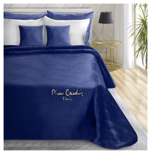 Koc 220x240 granatowy Pierre Cardin