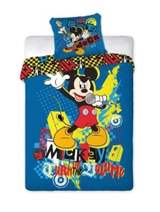 Pościel bawełniana Mickey Mouse 160x200