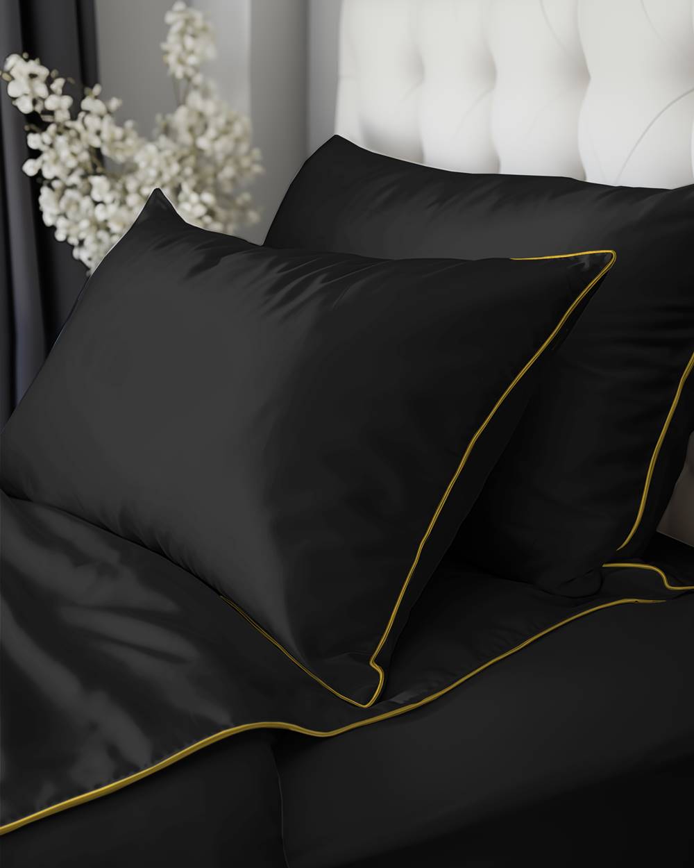 Czarna pościel – elegancja i styl w sypialni